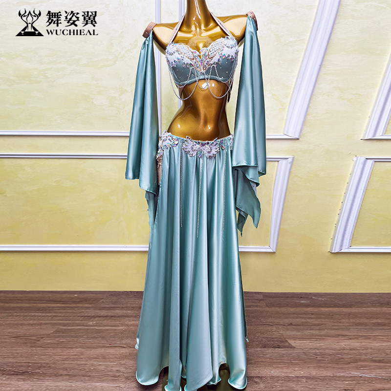 舞姿翼肚皮舞表演演出服女2026新款套装东方舞练功服长袖WZY283