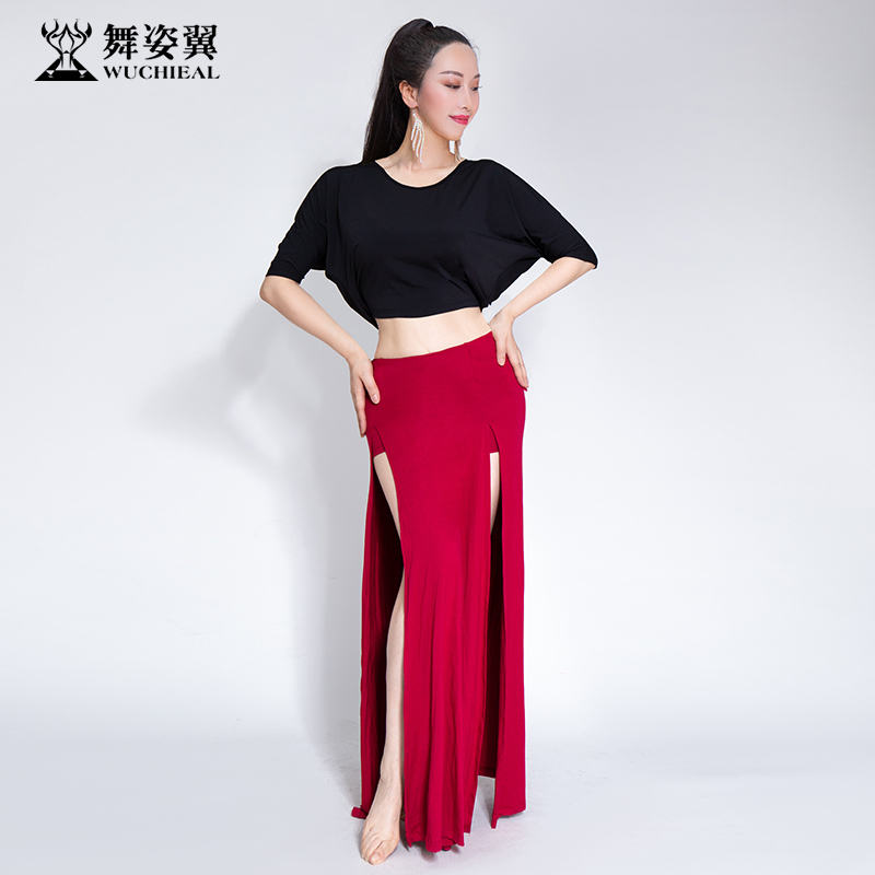 舞姿翼肚皮舞表演出练功服装女2025新款东方舞舞蹈练习服女WZY173