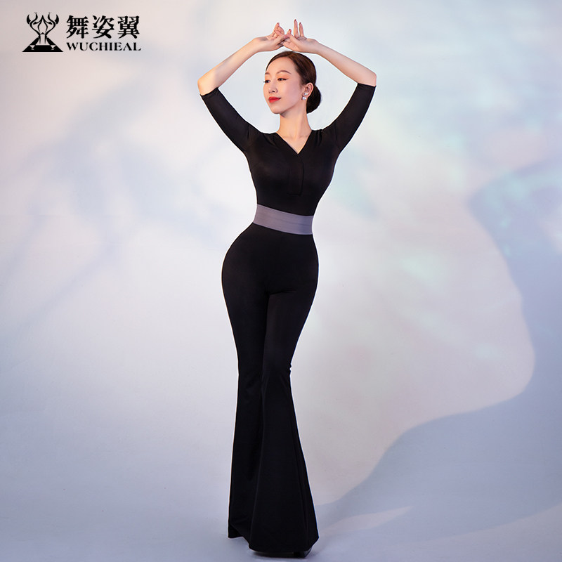 舞姿翼修身形体衣2021培训礼仪服