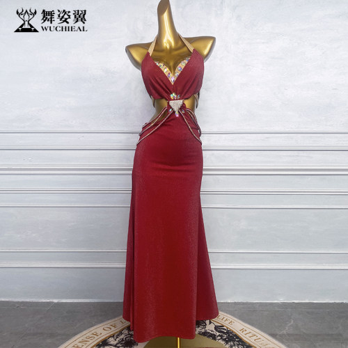 舞姿翼肚皮舞表演演出服女2025新款套装东方舞舞蹈练功服裙WZY203