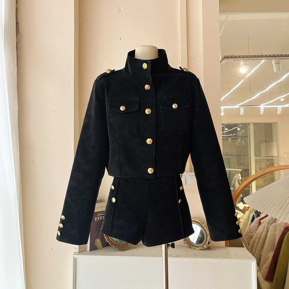 LHTE青青大码女装 法式复古高级感夹羽绒外套A字短裤黑套装T5473,模玩/动漫/周边/娃圈三坑/桌游,Cosplay女装/cos女装,淘宝优惠券,粉丝福利购,淘宝优惠卷