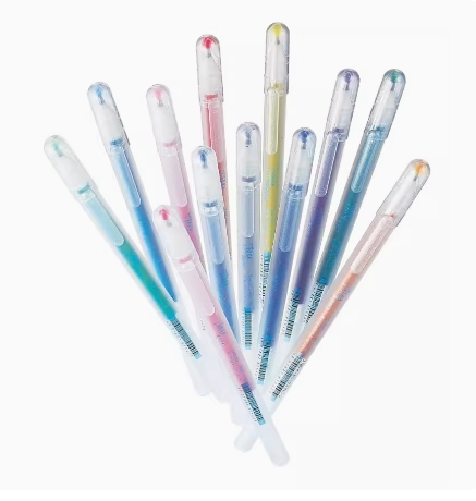 日本樱花Tiara 星光笔 星座闪光笔 12色涂鸦亮彩诞生石 贺卡水笔