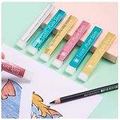 日本进口Pure Slim超净学生美术绘图橡皮擦Sakura碎屑少擦得干净z