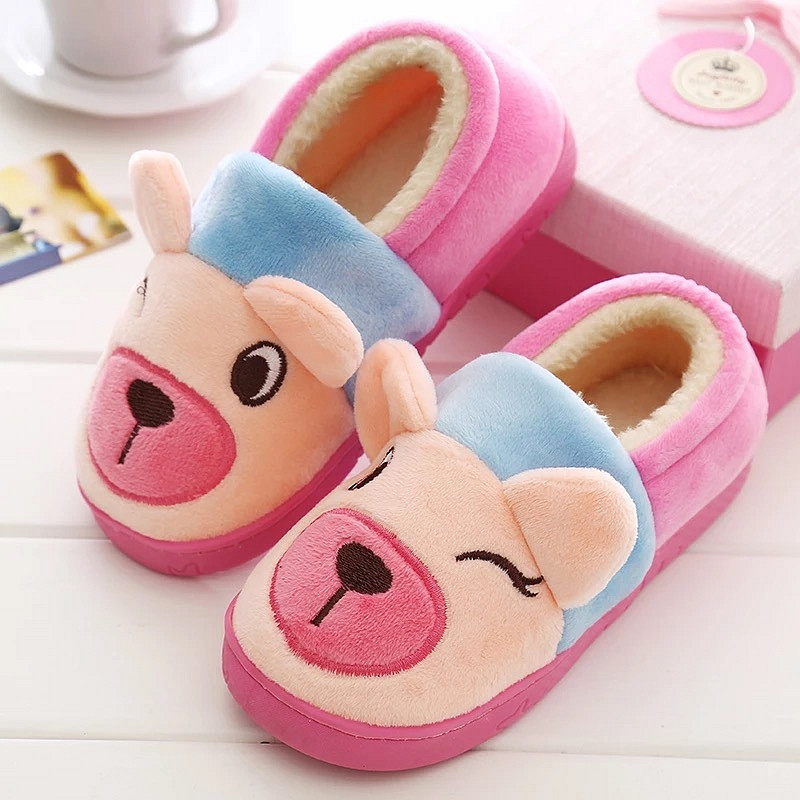 Pantoufles enfants en autre pour hiver - semelle caoutchouc - Ref 1018158 Image 1