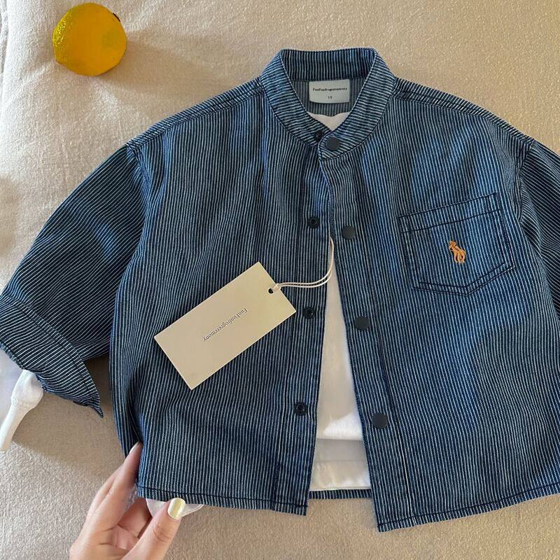 古德家 2026年春款新款牛仔外套男女童