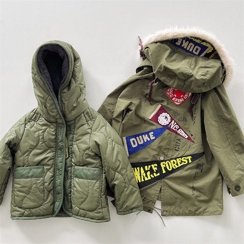 古德家 日系童装中古潮童DD派克服大jue版男女童两件套棉服可,童装/婴儿装/亲子装,棉袄/棉服,淘宝优惠券,粉丝福利购,淘宝优惠卷