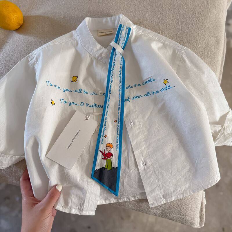 古德家2026春款男童衬衫织里童装女童长袖外套儿童衬衫