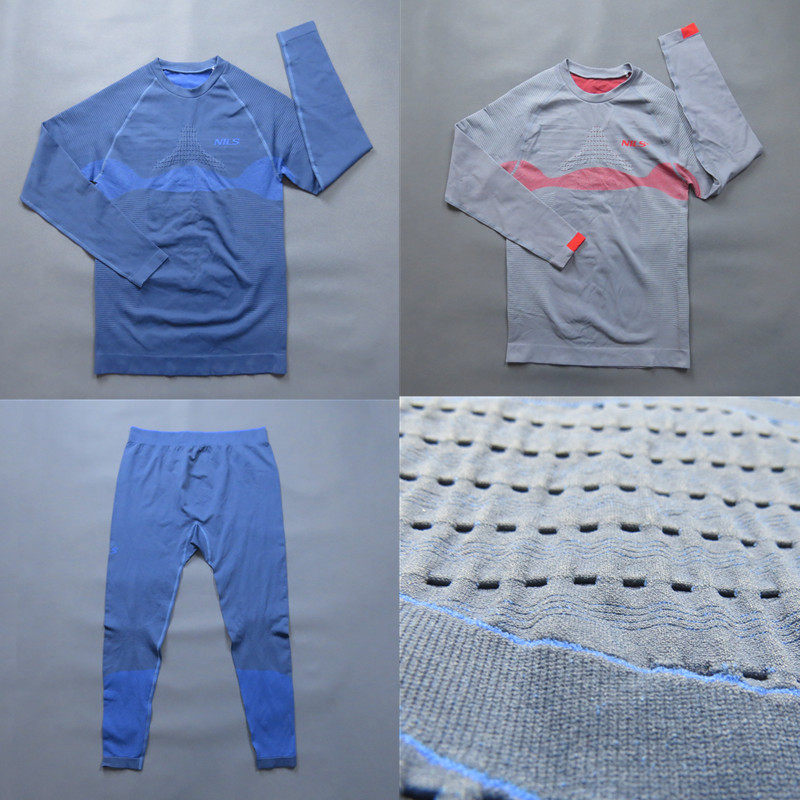 2025新款男子滑雪运动篮球跑步紧身速干排汗衣裤立体针织