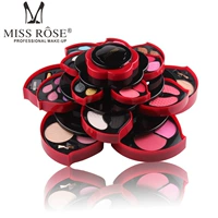 MISS ROSE lớn mận hoa trang điểm khay mới xoay lớn bóng mắt khay trang điểm tự nhiên gợi cảm - Bộ trang điểm son cao cấp