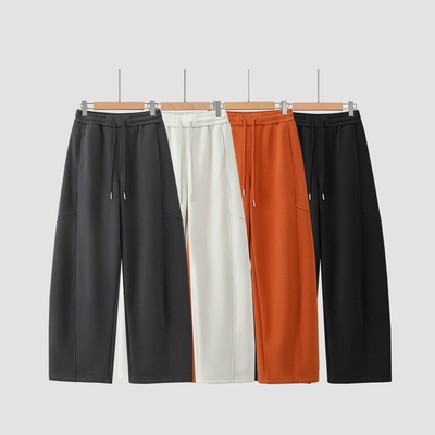 加绒冬款女士爆款新款穿出潮流姿态弯刀加绒阔腿裤6202