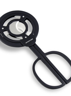 超酷！三刀刃雪茄剪雪茄刀雪 茄烟专用剪刀 黑色