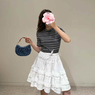 25新款 特惠269 波点条纹 弹力修身 不退不换 针织衫 原439