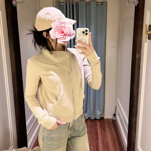 暗黑风 不退不换 25新款 特惠299 斜开拉链高领薄卫衣外套 原439