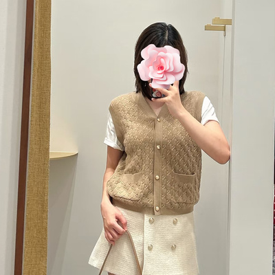 阿兰扭花羊毛针织开衫T恤假两件