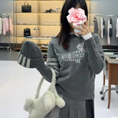 原439 雪花小狗 特惠269 不退不换 26新款 学院风 羊毛针织衫