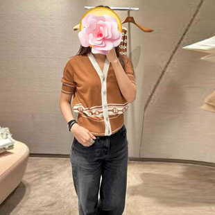 25早春 经典 猪鼻子链条 不退不换 针织开衫 特惠249 短袖 原439