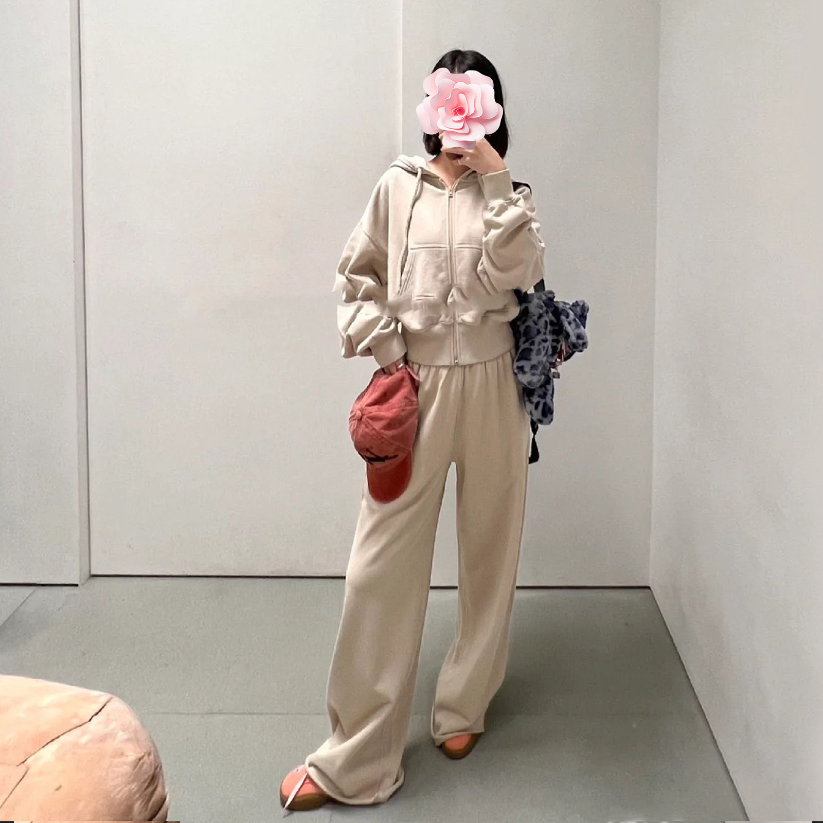 不退不换 原499 特惠179 24新款 抽绳连帽卫衣+松紧高腰阔腿卫裤,女装/女士精品,时尚套装,淘宝优惠券,粉丝福利购,淘宝优惠卷