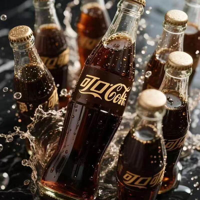 可口可乐经典可乐玻璃瓶可乐300ml瓶装老式可乐碳酸饮料混合口味