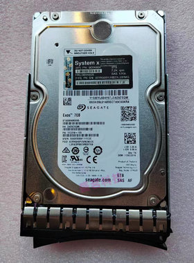 Lenovo/联想SR570 SR650 00YK604 00YK605 硬盘 6TB 12G 3.5 SAS
