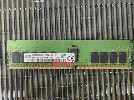 SK海力士 HMA82GR7CJR8N-VK 16G 2RX8 PC4-2666V DDR4 服务器内存