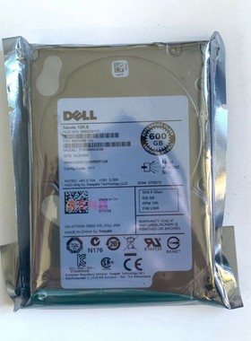 Dell/戴尔 ST600MM0006 600G 2.5 10K SAS 6Gb 07YX58 服务器硬盘