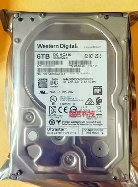 WD/西部数据 6T HUS726T6TALE6L4 HC310 6TB企业级硬盘监控阵列