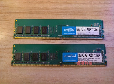 CRUCIAL英睿达 CT8G4DFS8266 8G DDR4-2666 UDIMM CL19台式机内存