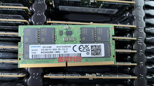 三星32G 2RX8 PC5-5600B-SB0 M425R4GA3BB0-CWM0L/0D笔记本内存条