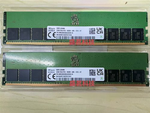现代海力士 HMCG88AGBUA084N 32G 2RX8 PC5-5600B-UB0 台式机内存