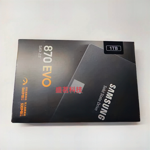 三星870 EVO 1T 2.5 MZ-77E1T0B/BW SATA3.0笔记本台式机固态硬盘