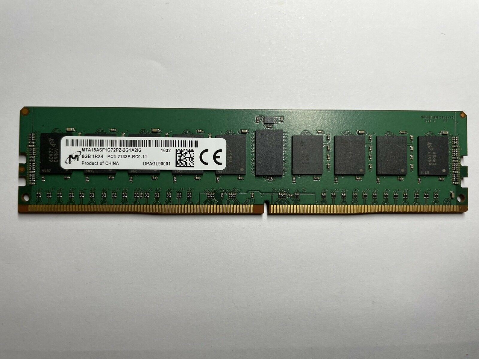 镁光 8G 1RX4 PC4-2133P DDR4服务器内存 MTA18ASF1G72PZ-2G1A2IK