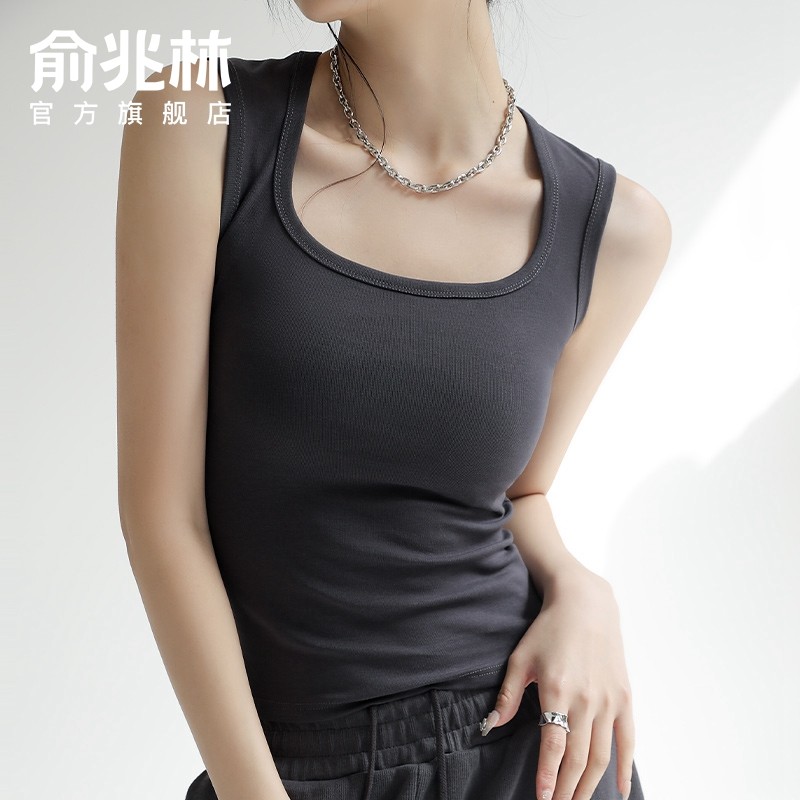 吊带背心女内搭2026春夏季新款外穿遮副乳工字纯棉宽肩带打底上衣