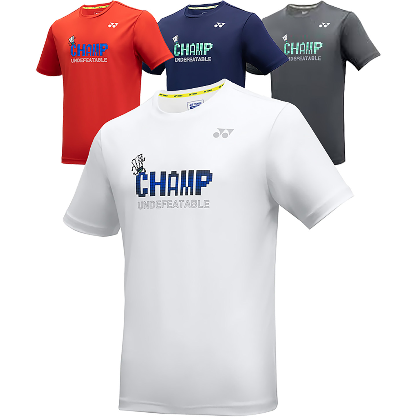 新款YONEX尤尼克斯yy羽毛球服男女款运动T恤比赛训练日系卡通风格