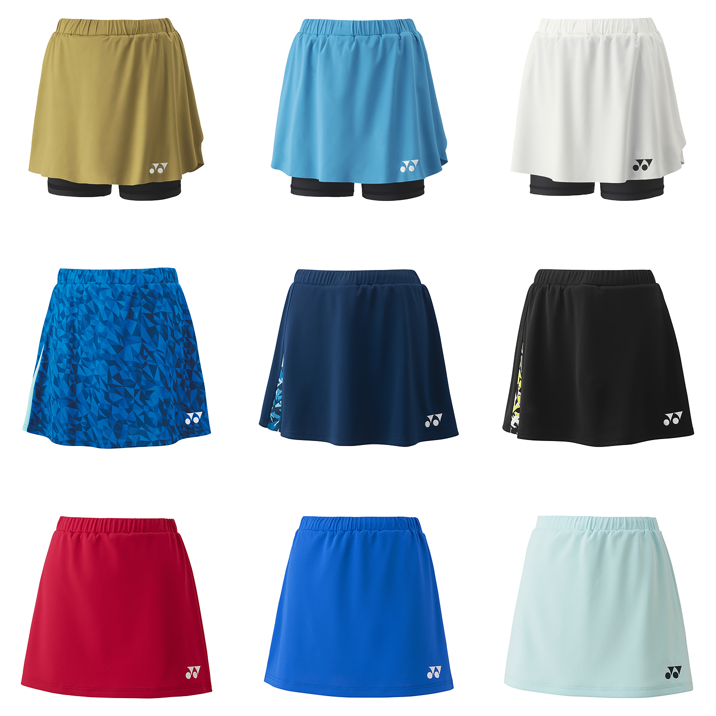 尤尼克斯羽毛球服短裙日本队同款