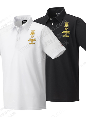 世锦赛新款YONEX尤尼克斯羽毛球服男女T恤文化衫POLO速干YOB23191