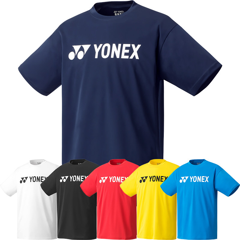 新品YONEX尤尼克斯yy网球羽毛球服男女款运动上衣T恤圆领短袖速干
