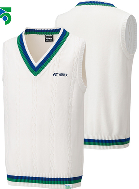 75周年YONEX尤尼克斯羽毛球服外套男运动夹克马甲毛衣无袖30073A