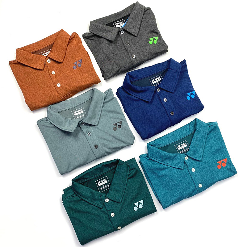 尤尼克斯羽毛球服POLO翻领速干