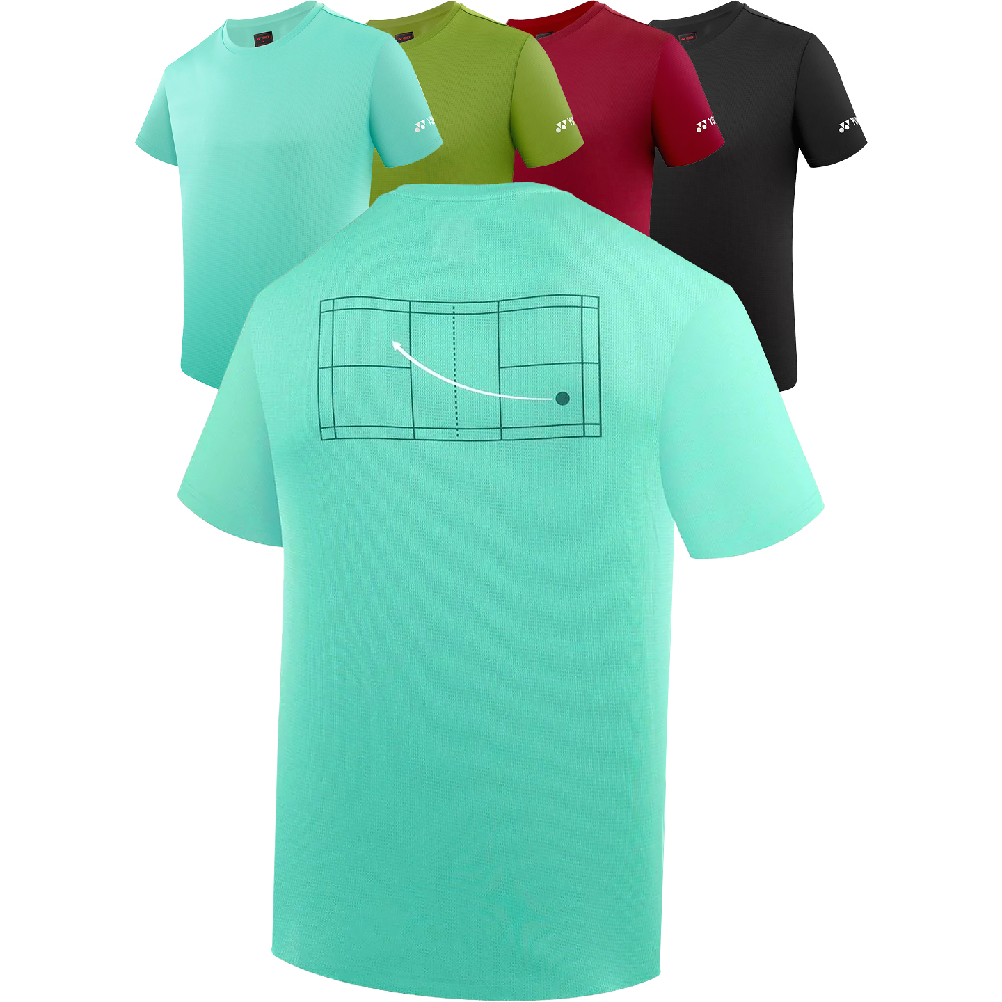 尤尼克斯羽毛球服男女训练恤速干