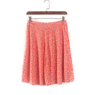 夏季 女装 库存专柜折扣甜美碎花百褶裙半身裙Y3250A 新款 ESP系列