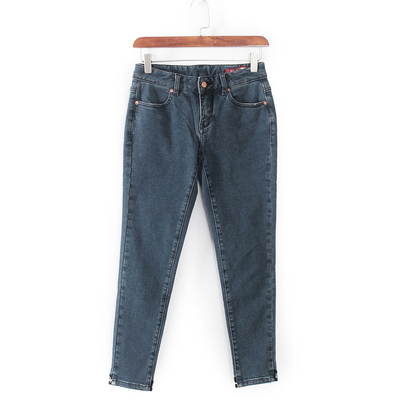 锥型适中春秋修身显瘦牛仔裤