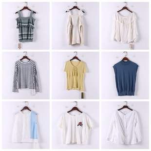 春夏新品 百搭女式 库存折扣多款 休闲款 上衣D902 式 单件系列