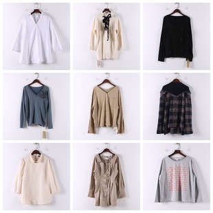 单件系列 春秋新品女装库存折扣多款式法式休闲上衣连衣裙D877