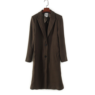 库存折扣可休闲可商务中长款 高端女装 气质外套Y3331 春秋款 纳系列