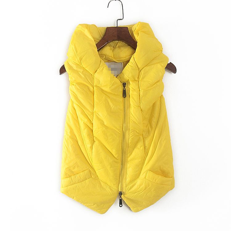 纺丝绵短款马甲安系列百搭