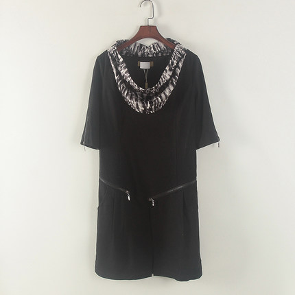 非系列 新品春秋专柜女装库存折扣中袖宽松连衣裙百搭Y2369C