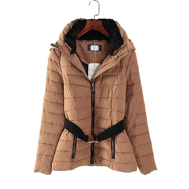 ESP系列 新款冬季女装品牌库存折扣收腰连帽棉服棉衣Y220