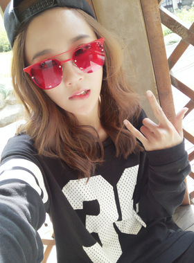 墨镜原宿时尚风刘涛跑男太阳眼镜