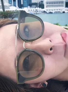 墨镜张若昀同款ins原宿太阳眼镜