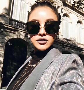 马思纯张大奕同款墨镜超轻高清太阳眼镜ins防晒遮阳原宿太阳镜